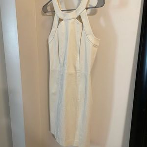 Banana republic white cocktail dress